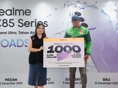 Realme Tutup Roadshow C85 Series dengan Program CSR Penyaluran 1.000 Paket Ganti Oli Gratis untuk Ojek Online