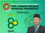 PGRI Cabsus Kemenag Ponorogo Mengucapkan Selamat Hari Amal Bhakti Kementerian Agama