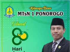 Keluarga Besar MTsN 1 Ponorogo Mengucapkan Selamat Hari Amal Bakti Kementerian Agama Ke-80
