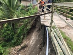 Jalan Poros Wates-Wagir Lor Ngebel Ponorogo Nyaris Putus, Longsor Gerus Badan Jalan