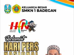 SMKN 1 Badegan Mengucapkan Selamat Hari Pers Nasional 9 Februari 2026