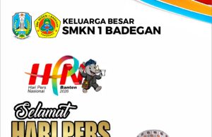 SMKN 1 Badegan Mengucapkan Selamat Hari Pers Nasional 9 Februari 2026