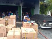 Diduga Korsleting, Toko Elektronik di Sawoo Ponorogo Hangus Terbakar