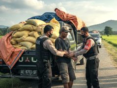 Maling Gondol L300 Berisi 3,5 Ton Gabah di Gegeran Sukorejo: Pelaku Diringkus di Magetan