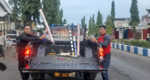 Puluhan “Dor-doran Bumbung” & Petasan Diamankan Polres Ponorogo & Polsek Siman