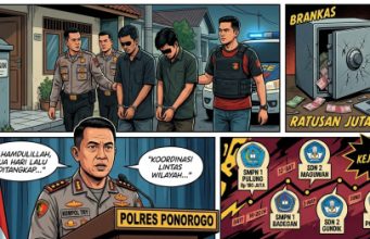 Komplotan Pembobol Sekolah di Ponorogo & Madiun Diringkus: Brankas Ratusan Juta Jadi Sasaran