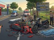Satu Tewas Laka Maut di TKP Kedungbanteng: Adu Banteng Vario vs Smash