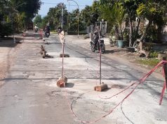 Ngeri Lur! Besi Cor Sampai Kelihatan, Warga Swadaya Dandani Dalan Walikukun-Ngambakan Sukorejo Ponorogo