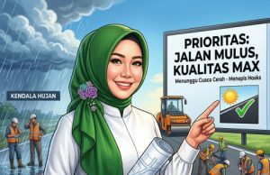 Plt Bupati Ponorogo Pastikan Perbaikan Jalan Segera Digelar, Menunggu Cuaca Cerah Demi Hasil Maksimal