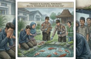 Naas, Balita di Slahung Ponorogo Meninggal Tercebur Kolam Ikan Hias