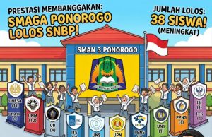Indeks Sekolah Meningkat, 38 Siswa SMAN 3 Ponorogo Tembus PTN Favorit Jalur SNBP 2026