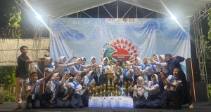 Sabet Juara Umum Aksi Praja se-Jatim, PMR SMPN 5 Ponorogo Boyong Piala Bergilir Ketua PMI Jatim