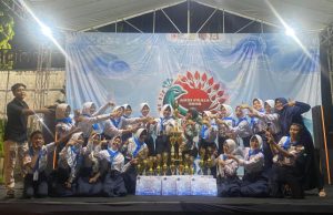 Sabet Juara Umum Aksi Praja se-Jatim, PMR SMPN 5 Ponorogo Boyong Piala Bergilir Ketua PMI Jatim