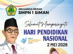 Keluarga Besar SMPN 1 Siman Mengucapkan Selamat Hari Pendidikan Nasional 2 Mei 2026