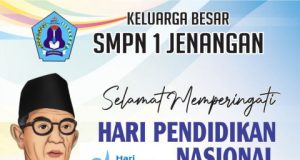 Keluarga Besar SMPN 1 Jenangan Mengucapkan Selamat Hari Pendidikan Nasional 2 Mei 2026