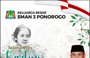 Keluarga Besar SMA Negeri 3 Ponorogo Mengucapkan Selamat Hari Kartini 21 April 2026