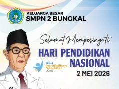 Keluarga Besar SMPN 2 Bungkal Mengucapkan Selamat Hari Pendidikan Nasional 2 Mei 2026