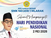 Keluarga Besar SMKN 1 Mlarak Ponorogo Mengucapkan Selamat Hari Pendidikan Nasional 2 Mei 2026
