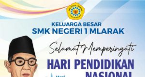 Keluarga Besar SMKN 1 Mlarak Ponorogo Mengucapkan Selamat Hari Pendidikan Nasional 2 Mei 2026