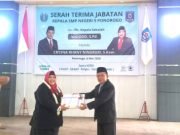 Pisah Sambut Kepala SMPN 5 Ponorogo: Widodo, S.Pd Torehkan 91 Piala, Crysna Siap Tingkatkan Prestasi Spenla