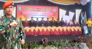 Luar Biasa, Komandan Batalyon Arhanud 22 Pasgat Lanud Iswahyudi Alumni SMAN 1 Babadan Beri Motivasi Khusus Angkatan XXVII