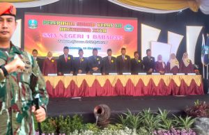 Luar Biasa, Komandan Batalyon Arhanud 22 Pasgat Lanud Iswahyudi Alumni SMAN 1 Babadan Beri Motivasi Khusus Angkatan XXVII