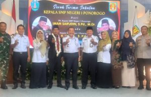 Imam Saifudin, S.Pd, M.Or Wariskan Segudang Prestasi di SMPN 1 Ponorogo: Kadindik Minta Kuat S.Pd Lanjutkan Prestasi & Lahirkan Karya Hebat
