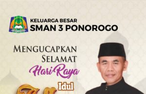 Keluarga Besar SMAN 3 Ponorogo Mengucapkan Selamat Hari Raya Idul Adha 1447 H
