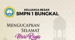 Keluarga Besar SMPN 1 Bungkal Mengucapkan Selamat Hari Raya Idul Adha 1447 H