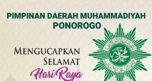 Pimpinan Daerah Muhammadiyah Ponorogo Mengucapkan Selamat Hari Raya Idul Adha 1447 H