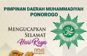 Pimpinan Daerah Muhammadiyah Ponorogo Mengucapkan Selamat Hari Raya Idul Adha 1447 H