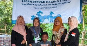 Peringati Idul Adha 1447 H, PLN UP3 Ponorogo dan YBM PLN Salurkan Daging untuk TAD dan Masyarakat