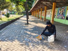 Mercon Balon Jatuh Meledak di SMAN 1 Badegan Ponorogo, Kaca Kelas & Plafon Hancur