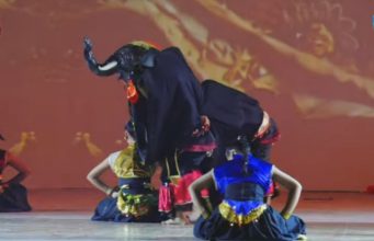 Sandyakala Liman: Suguhan Tari Siswi SMPN 5 Ponorogo Spektakuler di Opening Grebeg Suro 2026