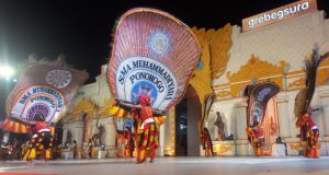 Magis Sang Surya di Panggung FNRP XXXI, Pesona Taruno Suryo SMA Muhipo Pertahankan Karakter Reog Santri