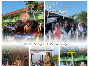 Istimewa, Pawai Ta’aruf Puncak Matamuda MTsN 1 Ponorogo: Unjuk Program Unggulan & Berbagi 100 Paket Sembako
