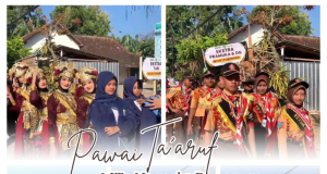Puncak Matamuda, MTsN 1 Ponorogo Pawai Ta’aruf & Baksos: Unjuk Program Unggulan & Berbagi 100 Paket Sembako