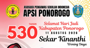 APSI Ponorogo Mengucapkan Selamat Hari Jadi Ke-530 Kabupaten Ponorogo: Sekar Kinanthi Wening Daya
