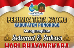 Perumda Tirta Katong Ponorogo Mengucapkan Selamat Hari Bhayangkara