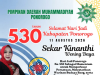 Keluarga Besar PDM Ponorogo Mengucapkan Selamat Hari Jadi Ke-530 Kabupaten Ponorogo: Sekar Kinanthi Wening Daya