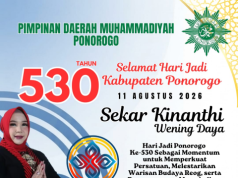 Keluarga Besar PDM Ponorogo Mengucapkan Selamat Hari Jadi Ke-530 Kabupaten Ponorogo: Sekar Kinanthi Wening Daya
