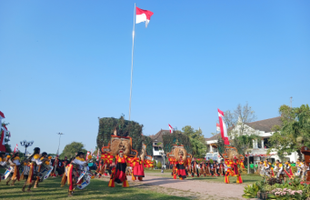 Langganan Event Besar, Reyog Singo Mulang Joyo SMPN 4 Ponorogo Tampil Spektakuler di Momen Istimewa Puncak Hari Jadi ke-530