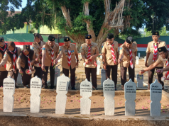 Awali HUT ke-65 Pramuka: Kwarcab Ponorogo Ziarah Taman Makam Pahlawan & Gerakkan Program Ketahanan Pangan