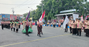 Kreatif & Produktif! Kwarcab Ponorogo Gelar Lomba Kirab & Karnaval Pramuka Bertema Ketahanan Pangan