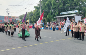 Kreatif & Produktif! Kwarcab Ponorogo Gelar Lomba Kirab & Karnaval Pramuka Bertema Ketahanan Pangan