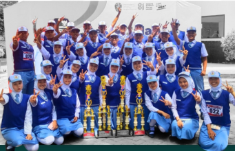 Luar Biasa, MAN 2 Ponorogo Borong 4 Trofi Juara 1 Putra Putri Sekaligus Lomba PBB & Yel-Yel SMA/SMK/MA Tingkat Kabupaten