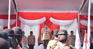 Puncak Peringatan HUT Ke-65 Gerakan Pramuka di Ponorogo, Dandim 0802 Tekankan Pentingnya Karakter dan Swasembada Pangan