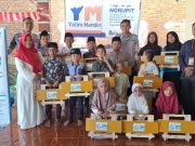 Semarak Hari Pelanggan Nasional, YBM PLN UP3 Ponorogo Berikan Sarana Belajar untuk Anak Yatim Piatu Dhuafa di Ngrupit, Ponorogo