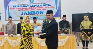 Resmi Dilantik, Didik Tri Widodo Jabat Pj Kades Jambon Gantikan Munarsih yang Bawa Desa Jadi Mandiri