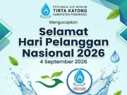 Perumda Air Minum Tirta Katong Ponorogo Mengucapkan Selamat Hari Pelanggan Nasional: Senyum Pelanggan, Senyumku Juga